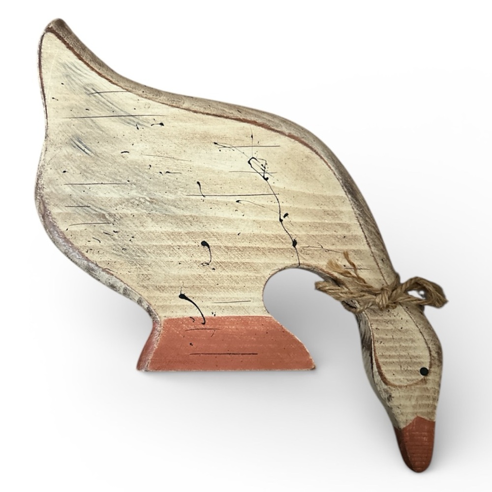 Wooden Decorative Goose